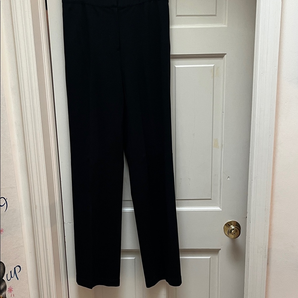 Lafayette 148 New York Classic Black Straight Leg Trousers